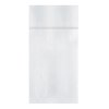 Linen-Like 8.5" x 4.25" Linen-Like Quickset White Dinner Napkins 300 PK 066033